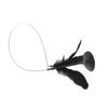 Cat Teaser Stick Self Entertainment Bite Resistant Powerful Suction Cup Cat Feather Wand Toy for