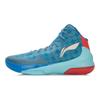 Баскетбольные кроссовки Li Ning Flash 3 из ткани TPU с амортизацией, нескользящие, износостойкие, дышащие, поддерживающие, с высоким берцем, унисекс, синие, красные ABAL039-1
