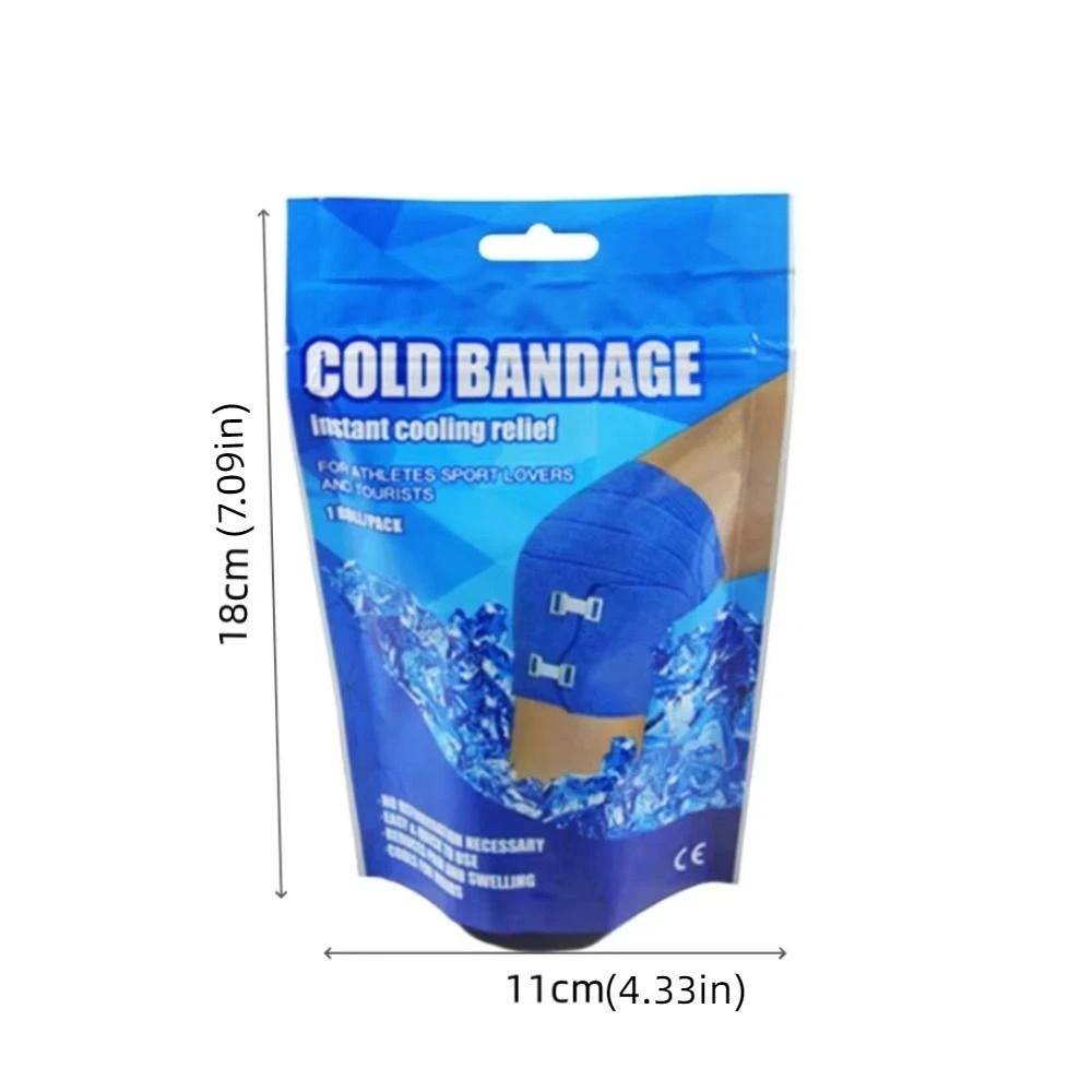 Elastic Cooling Tape Self Adhesive Muscle Recovery Tap Pets Ice Bandage  Athletes