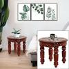 30.48 Cm. Wood, Carving. Beautiful Carving Design. Side Table. Coffee Table. Corner Table