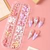 12 Grids Luxury Nail Charms Colorful Different Bow Design Jewelry Decoration Wedding Manicure Art Accessories Nail Supplies