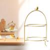 Cupcake Dessert Rack Stand Fruit Snack Plates Metal Multiuse Pastries Holder Pastry for