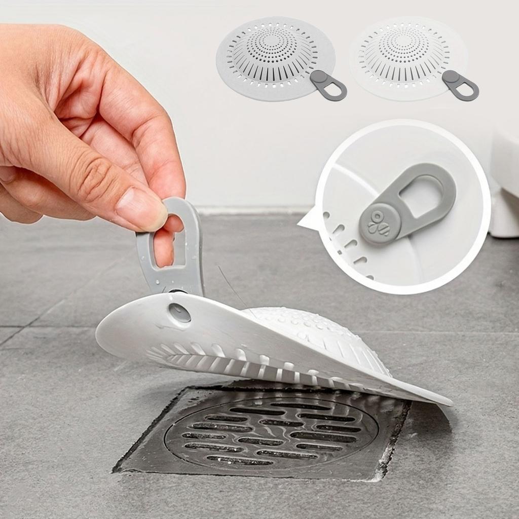 Kitchen Sink Strainer Mesh Drain Cover for Bathroom Wash Basin and Utility Sinks Anti Clog Filter with Easy Lift Handle
