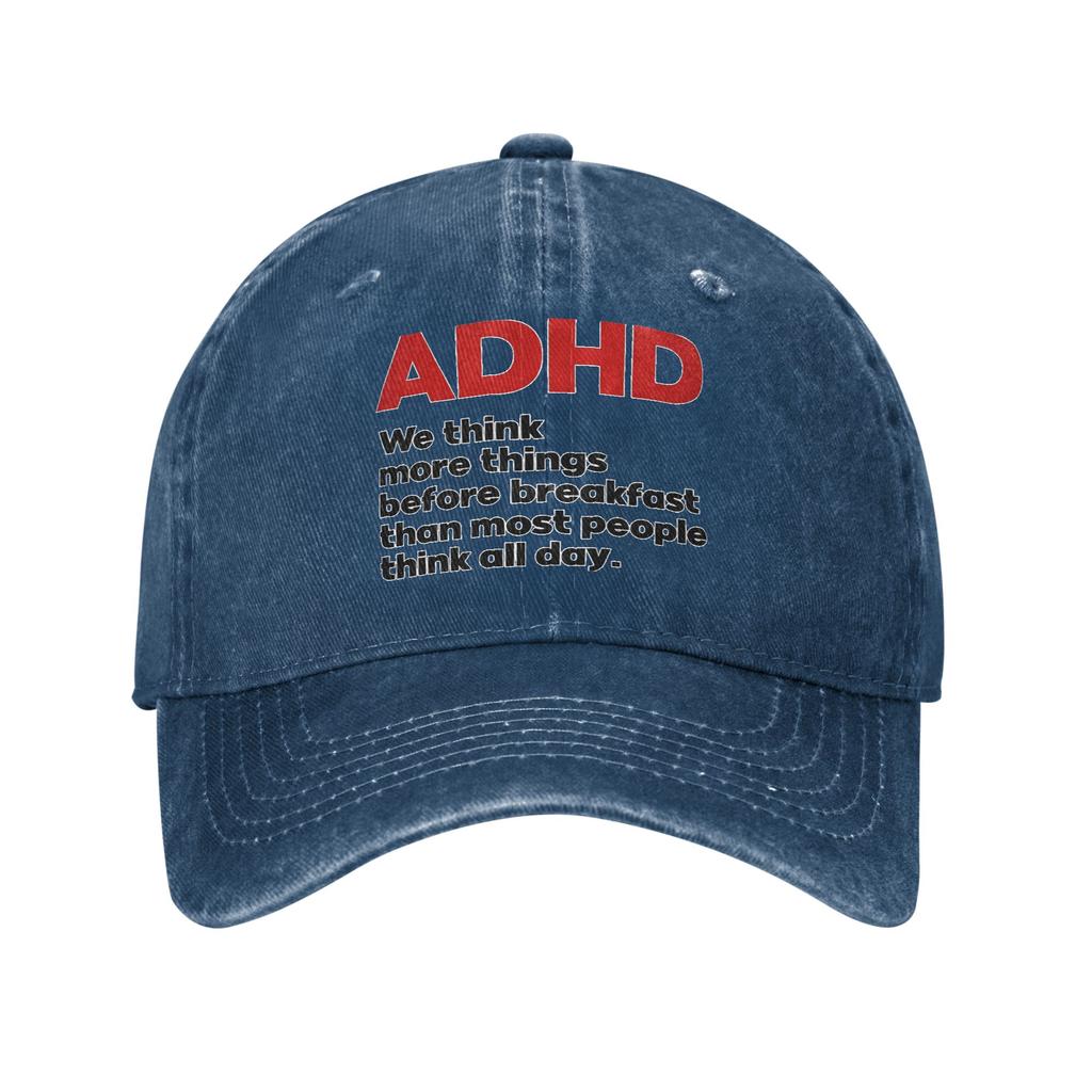 Summer ADHD Awareness Baseball Cap Sun Wholesale Design Washed Trucker Hat Unisex Adult y2k Cute Running Hippie Baseball Caps