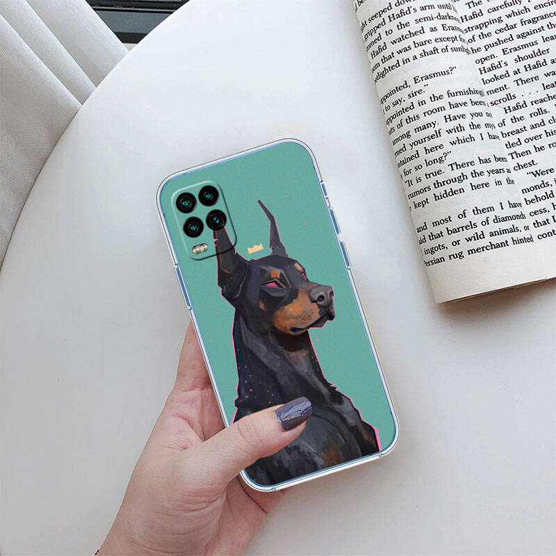 MH42 Dobermann Dog Phone Case for Motorola Edge 20 30 S30 40 50 Fusion Lite Plus Pro Neo Ultra One Power Action Macro Hyper Vision Zoom