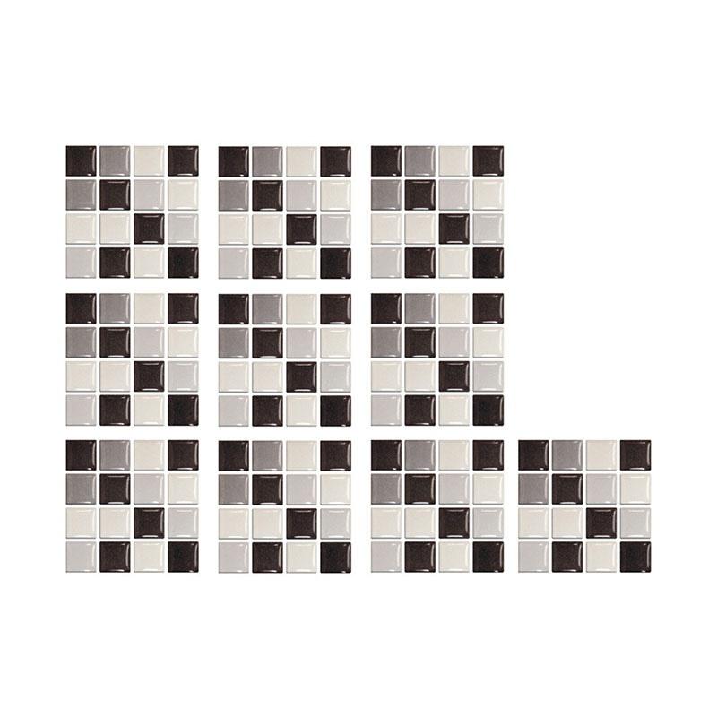 30/10 шт., гель-наклейки для кухни, ванной комнаты, самоклеящиеся мозаичные наклейки, креативные стеклянные кирпичные обои