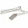 Engraved Dog Tag And Chain