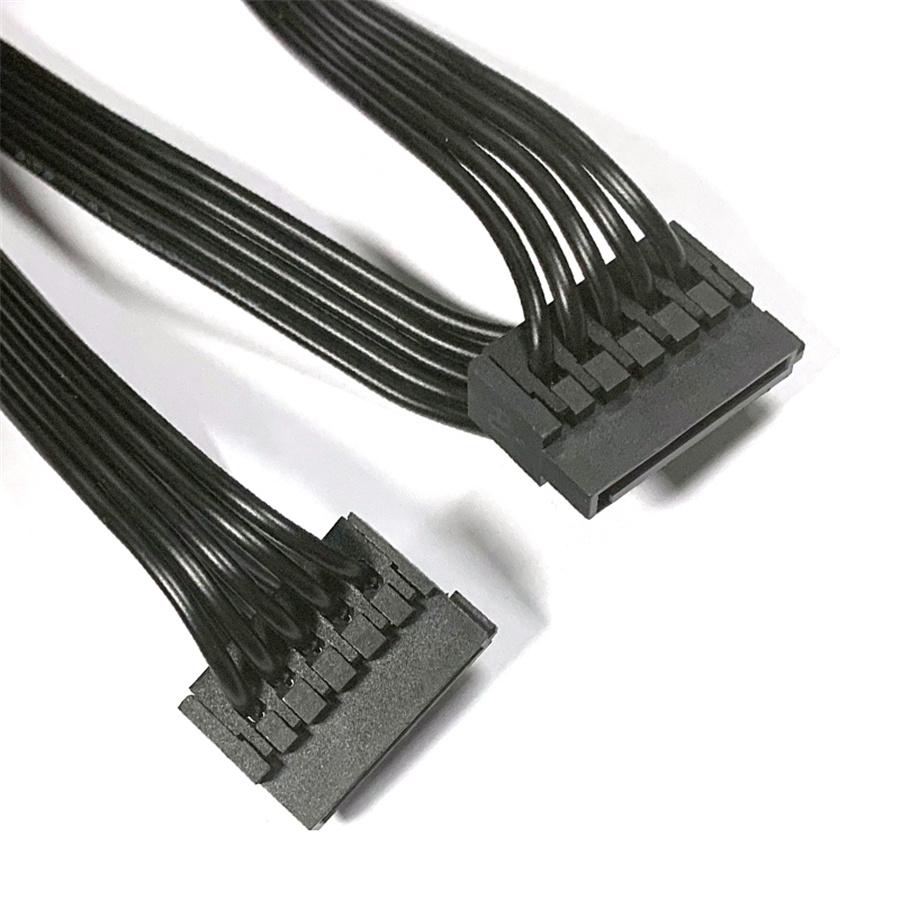 Кабель-разветвитель питания для ПК-сервера 4pin IDE Molex 1 на 5 SATA 15pin для жесткого диска HDD SSD 18AWG