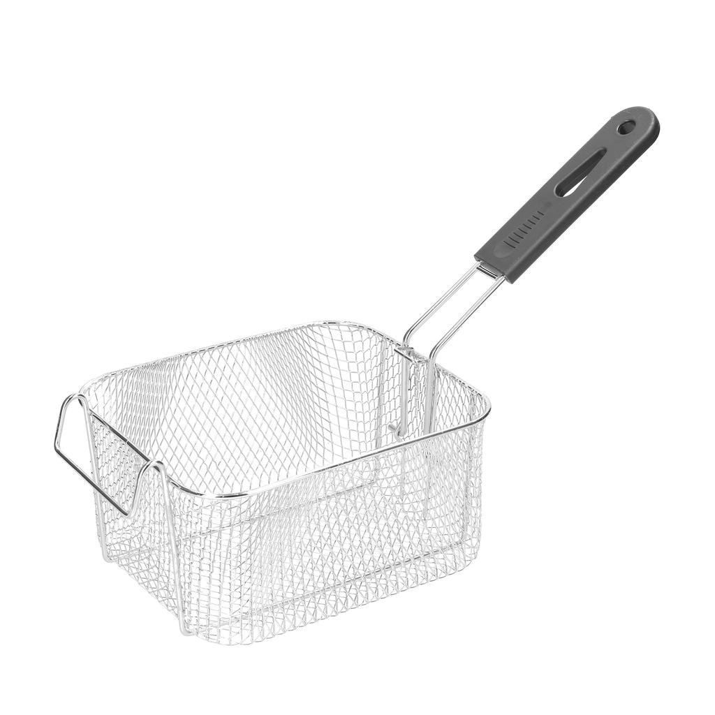 Aoresac Электрическая фритюрница объемом 6 л со съемной корзиной для фильтрации масла, 1700 Вт, нержавеющая сталь, автоматическая