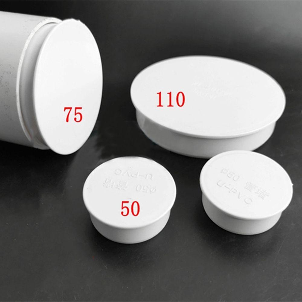 Water Pipe Fitting Round Hose End Connectors Decor Covers PVC Pipe Cap Fall Tube Insert Plugs