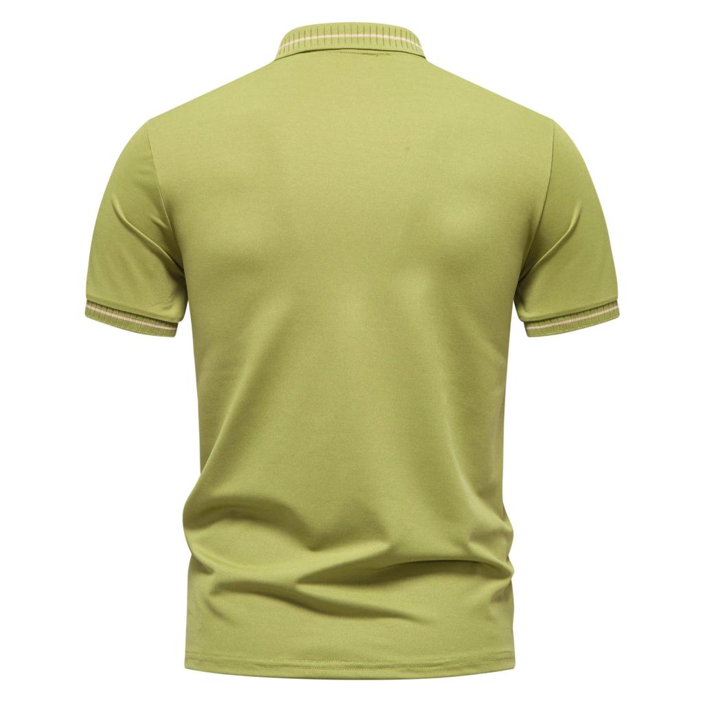 Camel 2025 Лето Новая спортивная повседневная футболка для гольфа с вышитыми лацканами, влагоотводящая и потоотводящая рубашка поло