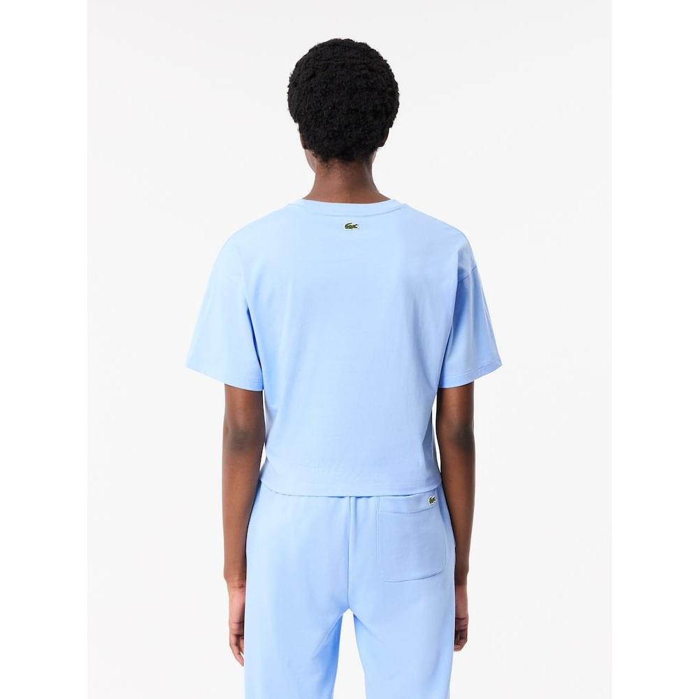 Lacoste Женская футболка с коротким рукавом и графическим принтом Tf2523 54n Hbp q2nTf2523 54nHbp