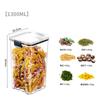 PET Food Storage Containers Kitchen Storage Organization Kitchen Storage Box Jars Ducts Storage for Kitchen Food Storage Box