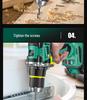 **Green Forest Impact Brushless Lithium Hand Drill: Multi-functional, High Power, Small Household Drill for Wall Chipping and Hole Drilling.**