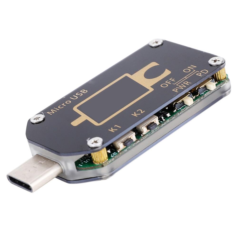 Цифровой ЖК-дисплей Type C USB-тестер Вольтметр Амперметр Измеритель мощности Мультиметр(TC66 )