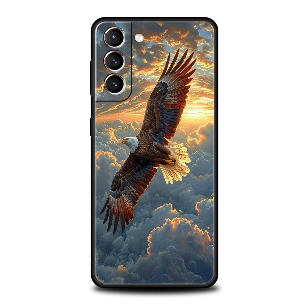 Чехол для телефона 'Орел' для Samsung Galaxy S25 Edge S24 S23 S22 Ultra S20 S21 FE 5G S10 S9 Plus S10E Мягкий чехол