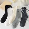 Ladies Spring and Summer Bows Are Versatile Ballet Wind Drum Stack Socks