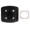 47mm Black Engine Cylinder Head Cover Aluminium Alloy Bike Parts For 66cc 80cc Motorized Bicycle