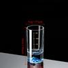 6 PCS/SET Thickened Cup Base Spirits Cup With Scales Vodka Cup Drink Cup Liquor Glass  Banquet