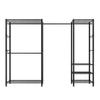 Clothing Garment Rack, Heavy Duty Clothes Rack, Freestanding Clothes Racks with Steel Frame, 363 kg Load Capacity Closet Wardrobe with Storage Shelves