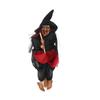 Halloween Hanging Animated Talking Witch Props Laughing Sound Control Decor