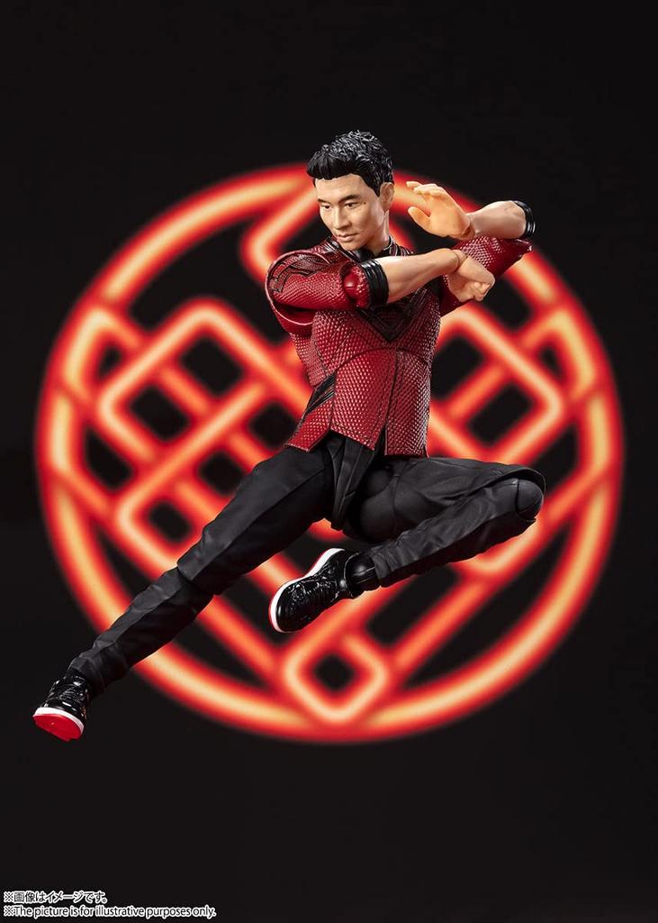 TAMASHII NATIONS Из десяти 150 мм раскрашенных подвижных фигур SHFiguarts Shang-Chi (Кольца Шан-Чи/Легенда) приблизительно. ПВХ и АБС