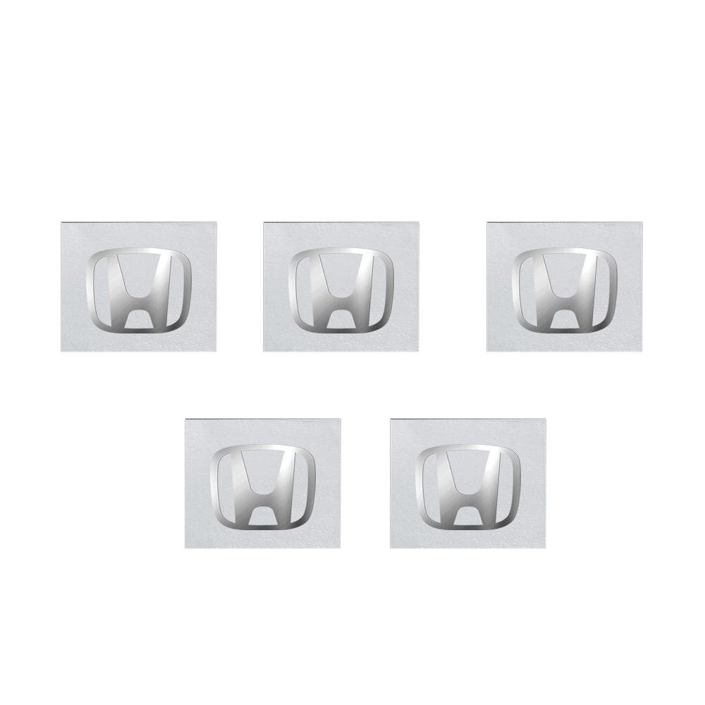 Car Styling 3D Nickel Emblem Interior Stickers Auto Decoration For Honda Civic Fit Jazz Accord Pilot CRV Odyssey Passport City SV0
