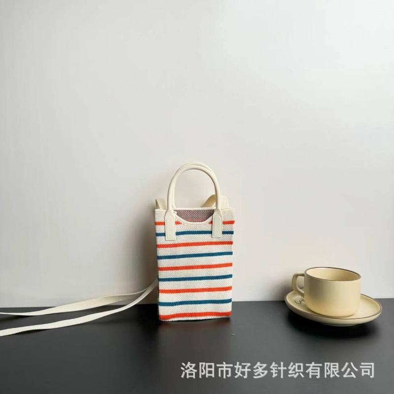 Премиальный сенсорный ns сумка для мобильного телефона новая мультяшная вязаная сумка дофаминовая ниша универсальная сумка-мессенджер через плечо сумочка