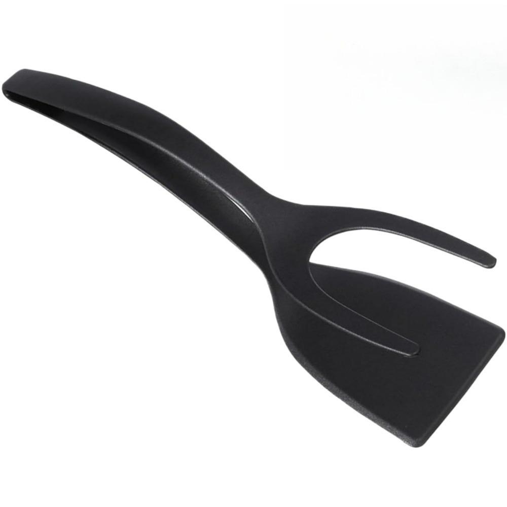 2 в 1 Лопатка и щипцы, Лопатка для переворачивания яиц, Многофункциональный кухонный гаджет для блинов, рыбы, французских тостов, жареных яиц, хлеба
