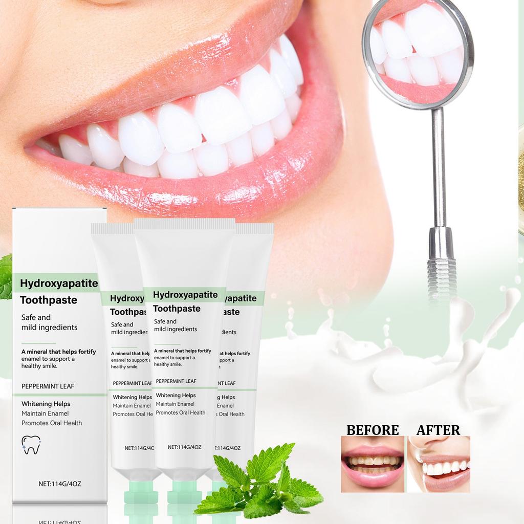 Зубная паста без фтора, наногидроксиапатит, зубная паста, свежее дыхание, пятновыводящая и очищающая зубная паста