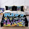 Rock Band K-Kiss Music Duvet Cover Set Home Style Bedding Soft Laundry Cotton Bed Four Seasons Student Dormitory Home Textile963