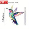 2D Christmas Decoration Gift for Hummingbird Lovers, Perfect for Birthdays and Holidays.