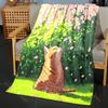 Cat Under The Cherry Tree Blanket Warm Soft Luxury Gifts for Children Adults Suitable for Home Sofa Bed Travel RV New Arrivals