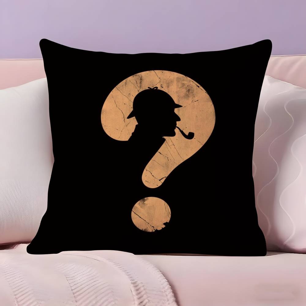 Классический ТВ С-Шерлок Х-Холмс Наволочка Ультрамягкая Ткань, Дружелюбная к коже Комфорт, как облако & Потайная молния