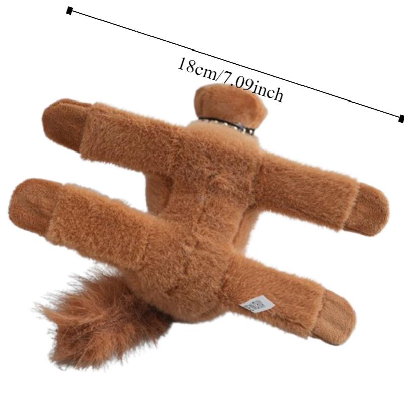 Плюшевая кукла на запястье, браслет-хлопушка, милая кукла, кукла-симуляция лошади, подарок на день рождения