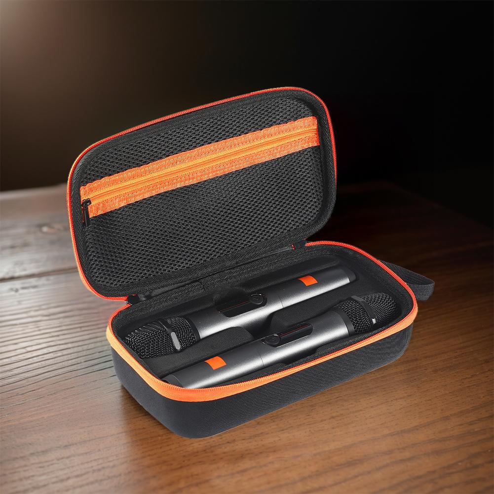 Ручная дорожная сумка с двумя микрофонами для беспроводной системы JBL с двумя микрофонами, батарея AA, ударопрочный, устойчивый к царапинам, жесткий дорожный чехол