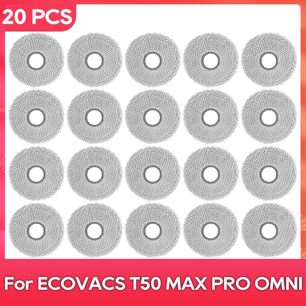 Совместимость для ( ECOVACS T50 MAX PRO OMNI ) Запасные части Аксессуары Основная боковая щетка Тряпка для швабры Мешок для пыли Hepa-фильтр