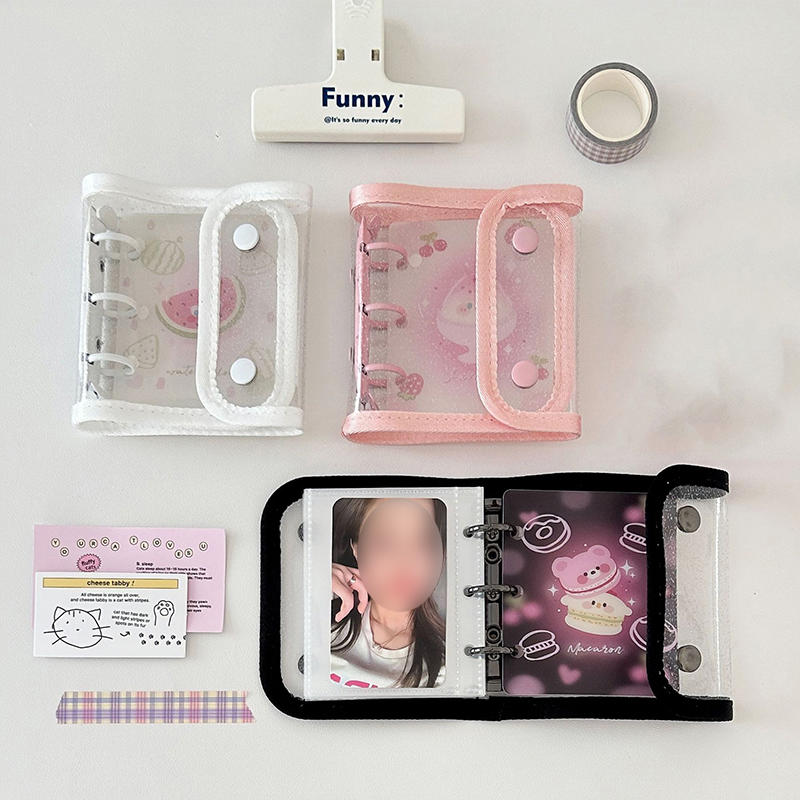 Альбом-биндер для фотографий 3 дюйма K-pop Держатель для фотокарточек Идола Коллекционный альбом Машина для переплета Мини-фотокарточки K-pop Альбомы для хранения K-pop Карточка