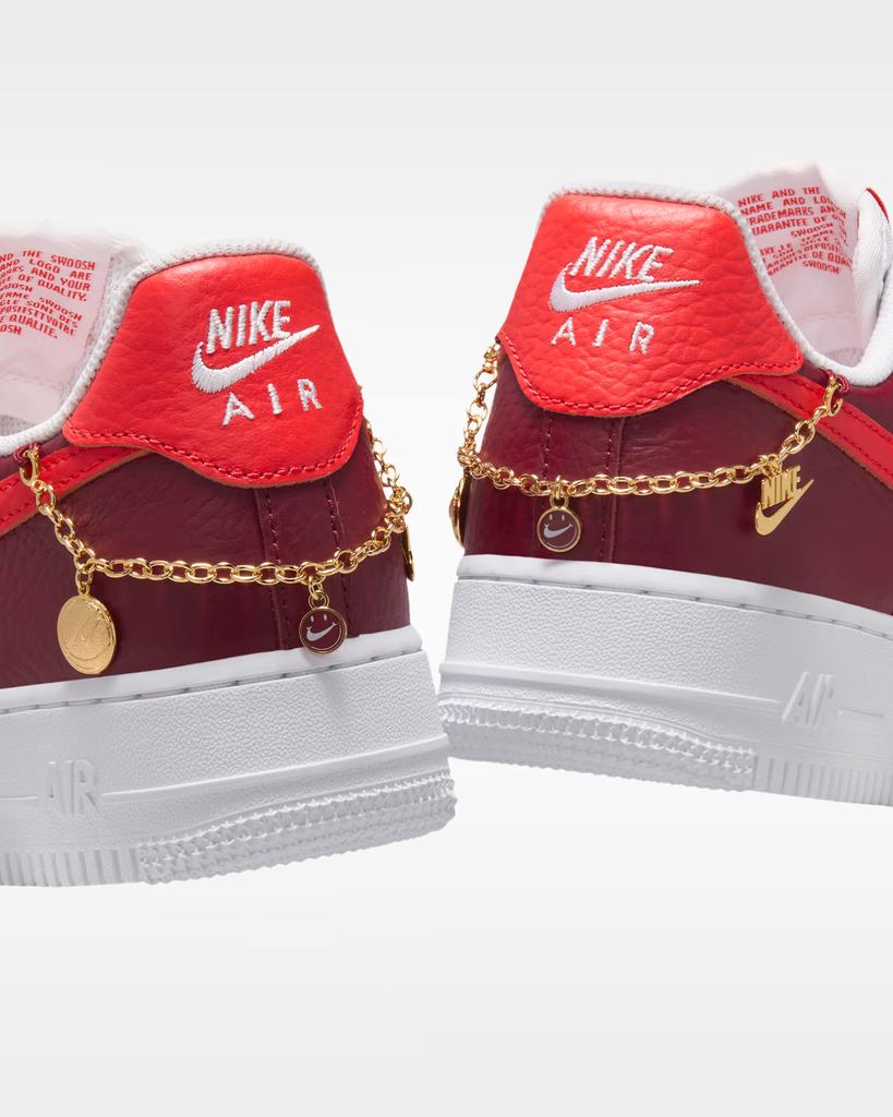 IR0872-101 Nike Air Force 1 '07 "Белый/Светло-малиновый" (Женский)