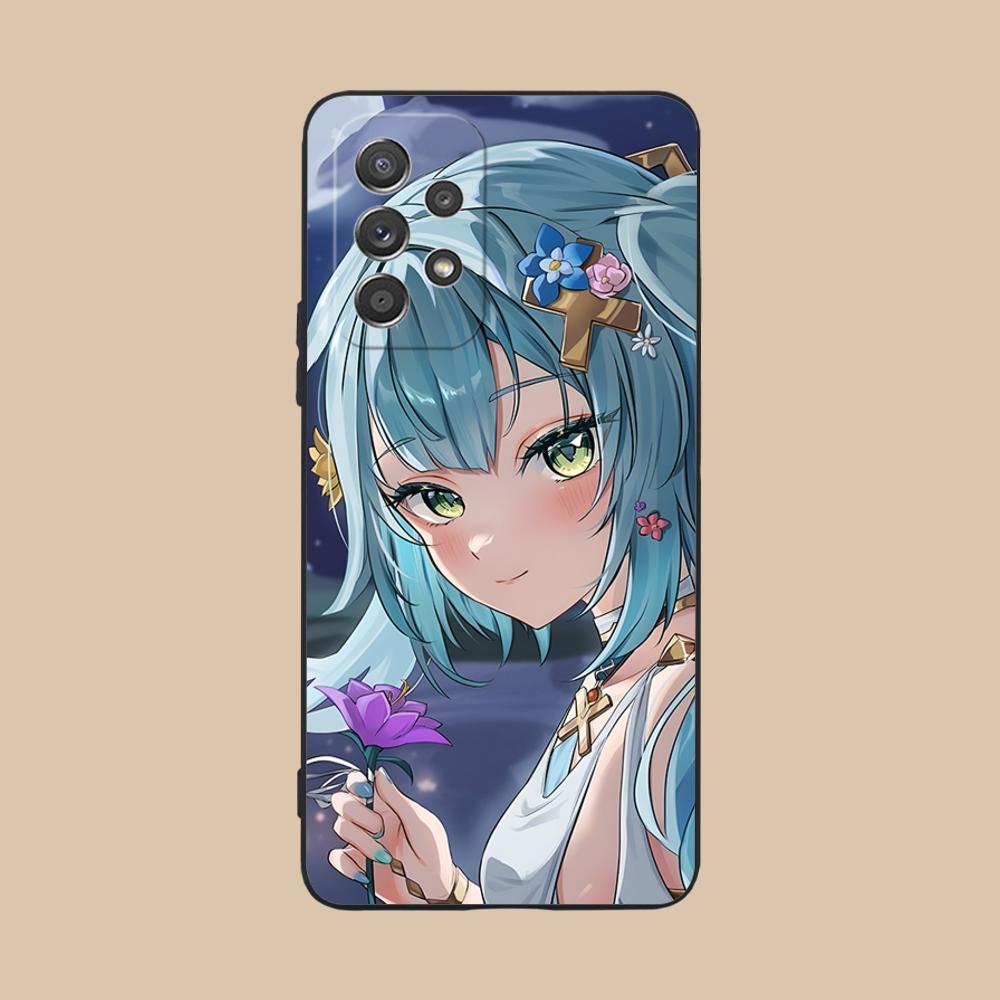 Game GI Faruzan Matte TPU Mobile Phone Case for Samsung Galaxy M55 54 42 35 34 33 32 23 22 15 14 13 12 F55 5G Colorful Cover