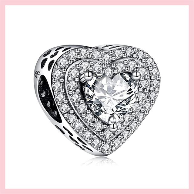 Бусины из стерлингового серебра 925 пробы с кубическим цирконием, подвески "Всевидящий глаз", подходят к оригинальному браслету, ювелирные изделия