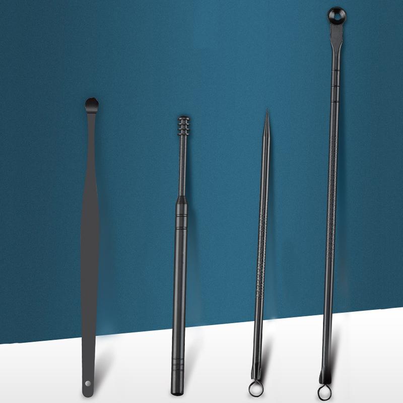 18pcs/set Manicure Cutters Nail Clipper Set Household Stainless Steel Ear Spoon Nail Clippers Pedicure Nail Scissors Tool