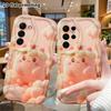 Чехол для телефона: 2D плоский, подходит для Samsung Galaxy A34 A35 M05 M06 S20 S22 S21 FE Plus 5G, защитный чехол, пушистый помпон, идеальный для Рождества и Хэллоуина