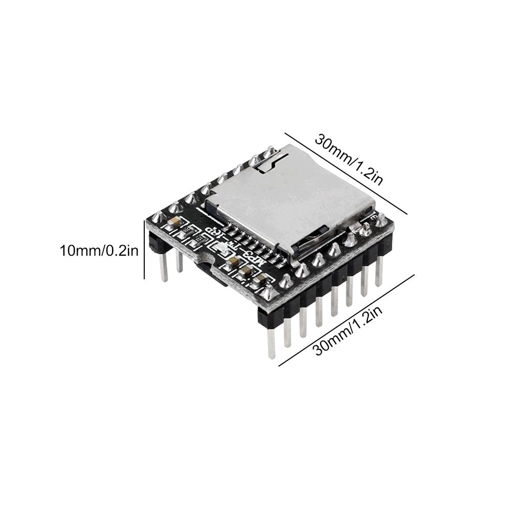 1-10 шт. Dfplayer SD-карта USB-накопитель Мини MP3 DF Player Аудио Голосовой Модуль IO/Последовательный Порт/AD MP3-TF-16P Для Arduino