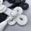 Three Leaves Fringe Knot Buttons Chinese Clothing Decorative Sewing Accessories