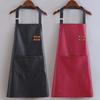 Kitchen Chef Apron Durable Seams Adjustable Neck Strap Waterproof with Large Front Pocket Heavy-duty BBQ Apron
