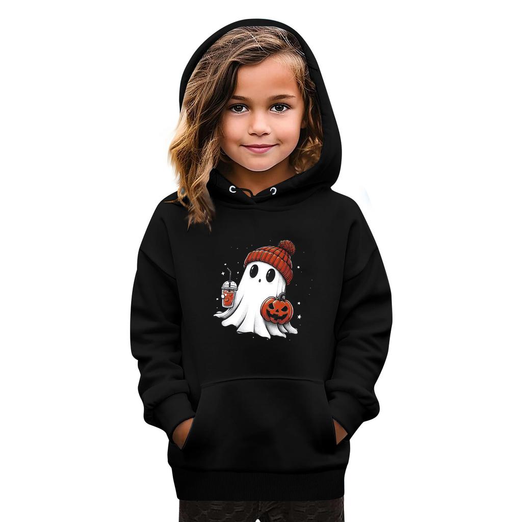 Sweatshirts For Teen Girls Hoodies Long Sleeve Drawstring Pullover Cute Oversized Hoodie Halloween Day