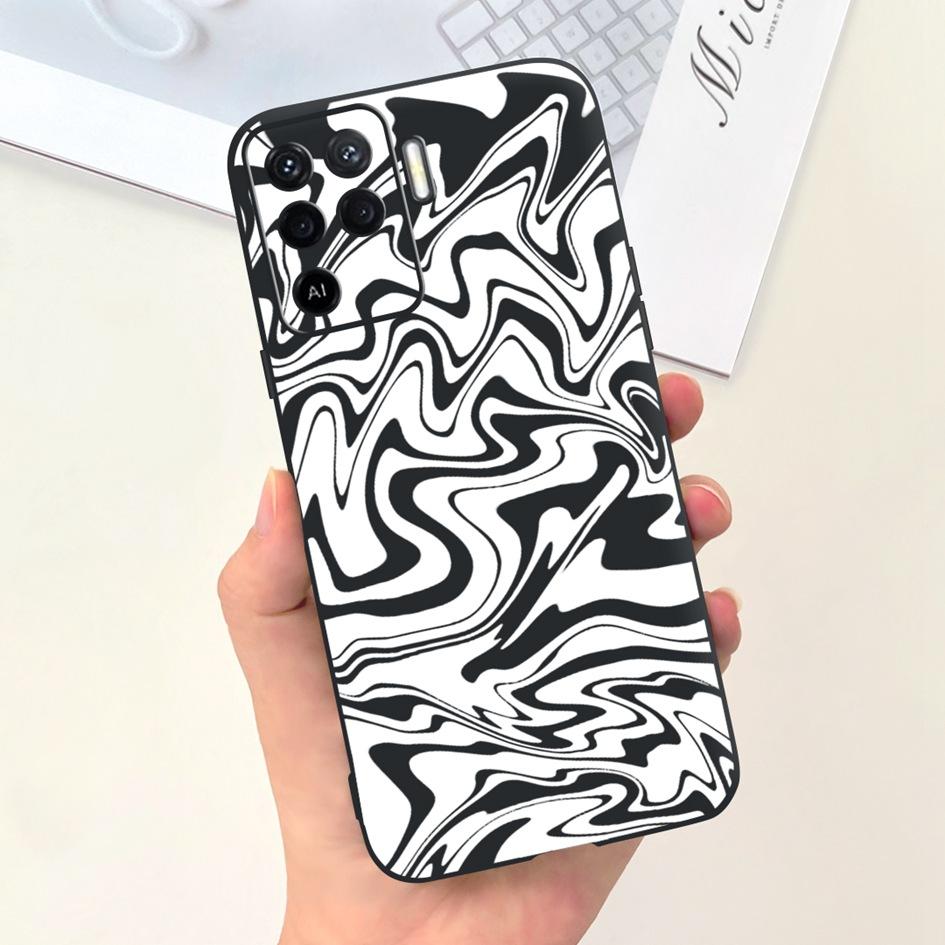Чехол для OPPO Reno 5 5G Reno5 Pro CPH2201 Милый Расписной Мягкий Силиконовый Чехлы для Телефона Для OPPO Reno 5 Pro Reno5 Lite 5Z Fundas