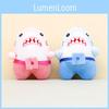 Adorable Plush Toy Shark Keychain Cute Bag Charm Soft Stuffed Animal Doll 12cm