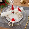 4pcs Christmas Napkin Rings Napkin Decor Accessory Holiday Table Decor Restaurant Napkin Ring Holiday Party Napkin Ring
